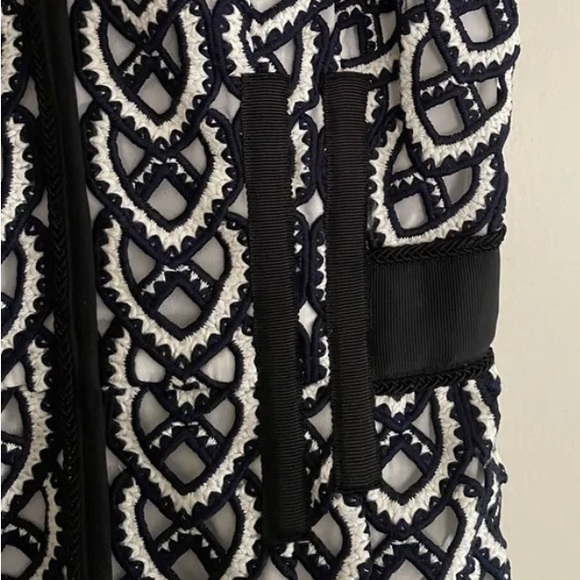 Self-Portrait Sweetheart Crotchet Midi-4 - Picture 8 of 9